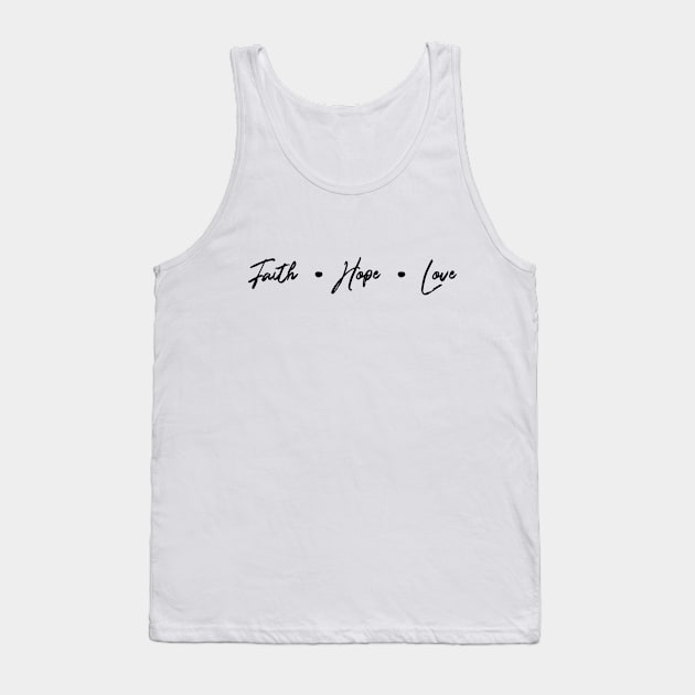 1 Corinthians 13:13 Tank Top by Kuys Ed